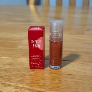 Benefit Benetint Rose-Tinted Lip & Cheek Stain and Kaja Lipgloss
